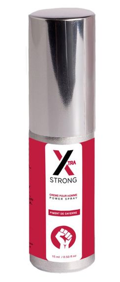Стимулирующий спрей X-strong penis power spray, 15 ml sexstyle | Зображення 1