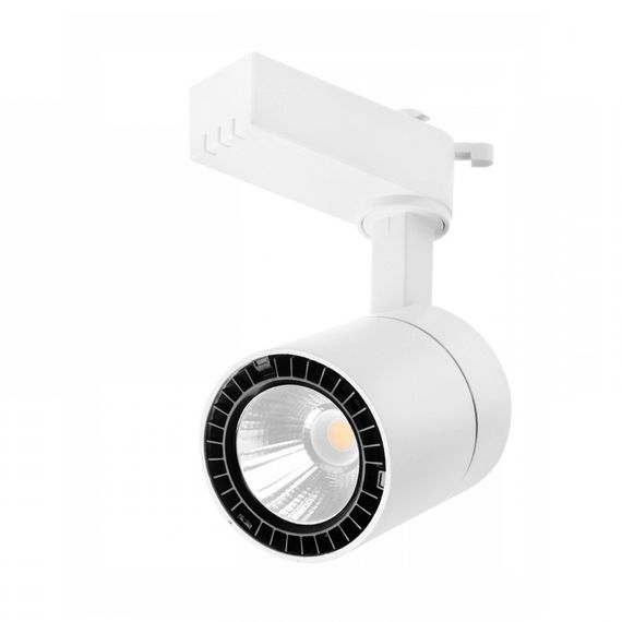 Светильник трековый поворотный LED KW-208/12W NW WH COB