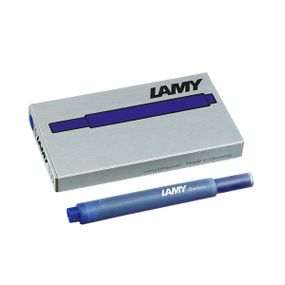 Комплект картриджей Lamy T10 5шт, сине-черный