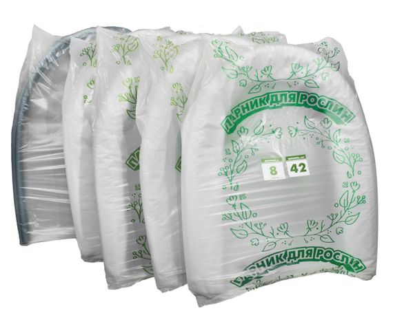 Парник 4 м 42 г/м2 "Парник для рослин" для розсади овочів, дачна розбірна теплиця з спанбонду | Зображення 5