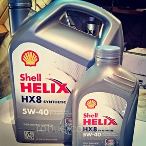 Cинтетична моторна олива  Shell Helix HX8 Synthetic 5W-40