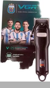 Акумуляторна машинка для стрижки VGR Clipper V-251 з LED-дисплеєм, 4 насадки, 2000 mAh (46215-V-251_554)