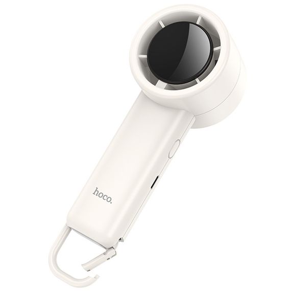 Портативний вентилятор Hoco HX63 Fashion high-speed handheld fan 2000 mAh White | Зображення 5