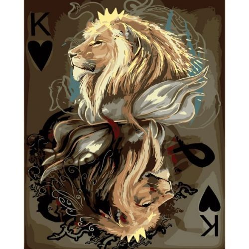 Картина по номерам "Карта короля" ★★★★