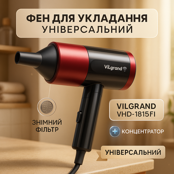 Фен для різних типів волосся, Фен для ефективного укладання волосся укладання локонів YI-58