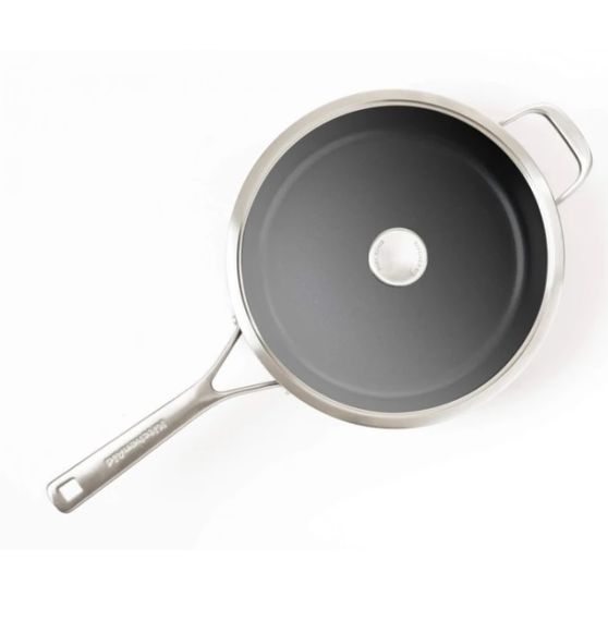 Сотейник со стеклянной крышкой KitchenAid FHA СС005697-001 28 см черный | Зображення 1