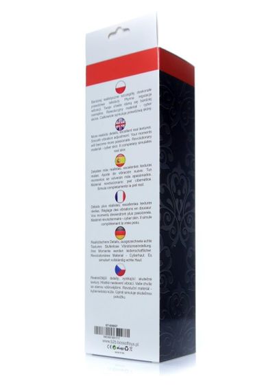Вібратор - Real Skin Multispeed Flesh, 23 см Sex Aura | Зображення 6