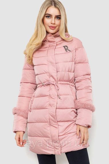 Куртка жіноча зимова, колір пудровий, розміри S, M, L, XL FA_008674