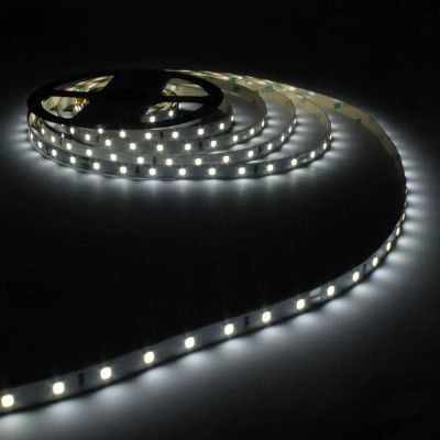 Светодиодная лента LED-STIL 6000K 6 Вт/м 2835 64 діода IP33 24 Вольта 1000 lm холодне світло | Зображення 1