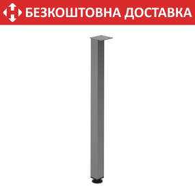Ніжка регульована з металу H=600 mm Сірий