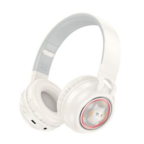 Навушники HOCO W50 Cute fun BT headphones Milky white