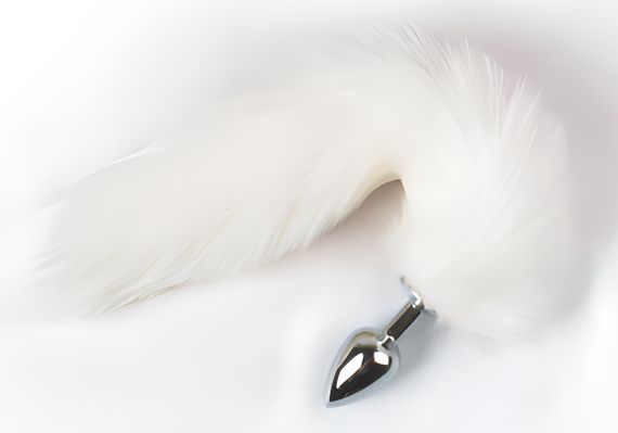 Анальная пробка с хвостом SKN-L28 ( размер S ) Sex Aura | Зображення 1