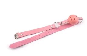 Кляп куля Plastic Pink, SKN-C057 sexstyle