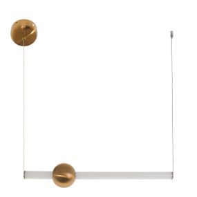 Люстра лофт молекула подвесная LED 15W NW WH/G (BL-903S/1)