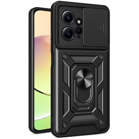 Чехол Ummi Camshield Serge Ring для Xiaomi Redmi Note 12 4G Черный