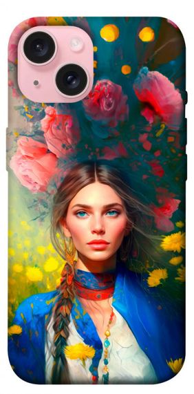 Чохол з картинкою Lady style 2 для Apple iPhone 15 (6.1")