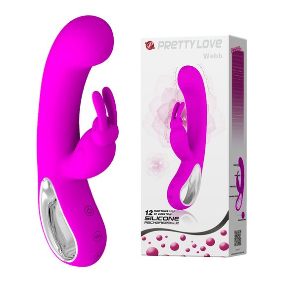 Вібратор кролик Pretty Love Webb, рожевий Sex Aura