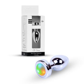 Анальна пробка - Jewellery Silver Plug Disco Flashlight