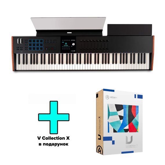 MIDI-клавіатура Arturia KeyLab 88 mk3 (Black) + V Collection X