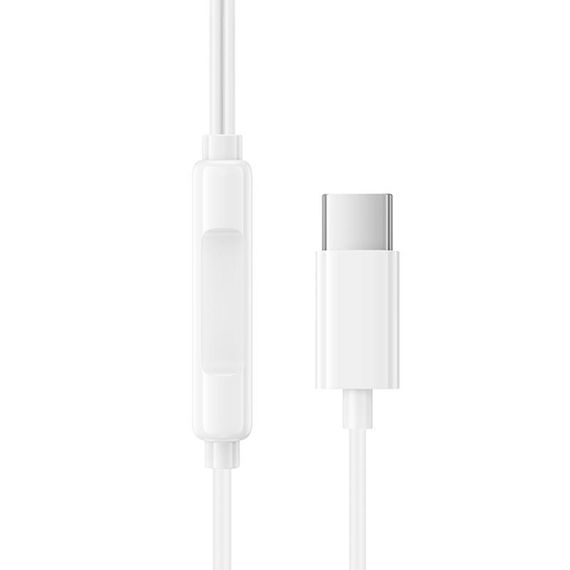 Навушники Borofone BM100 Fuente universal with microphone (Type-C/1.2m) White | Зображення 2