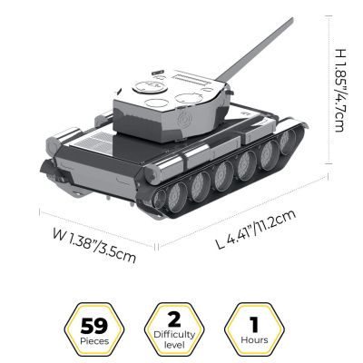 Конструктор Metal Time колекційна модель T-44 (MT072) | Зображення 1