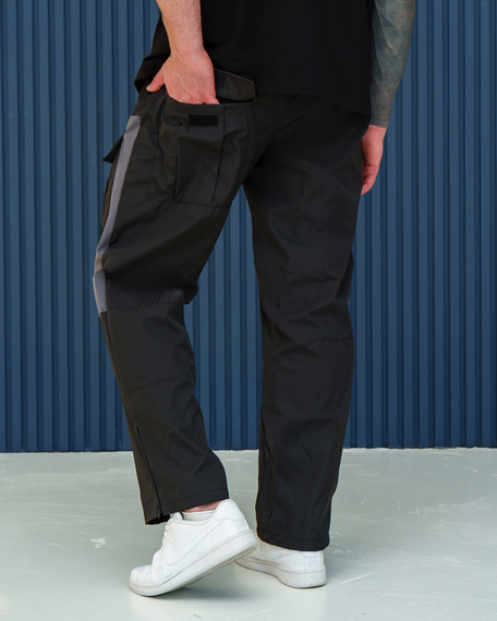 Штаны карго Лейкерс антрацит-черн S M | Зображення 6