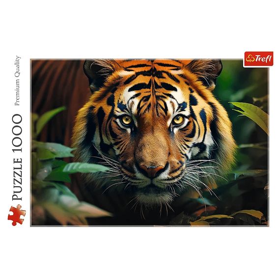 Пазл Trefl Дикий тигр 1000 елементів (5900511107982) | Зображення 1