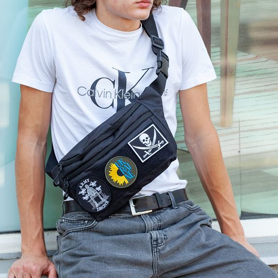 Тактическая бананка с мужской патч-панелью, Сумка через плечо с Cordura | Зображення 2