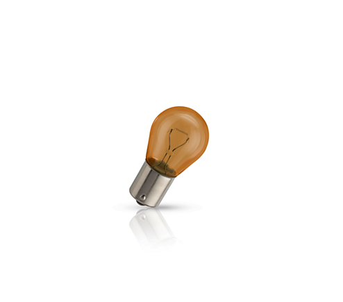 Указательная лампа накаливания PHILIPS 12496NACP PY21W 12V 21W BAU15s Amber