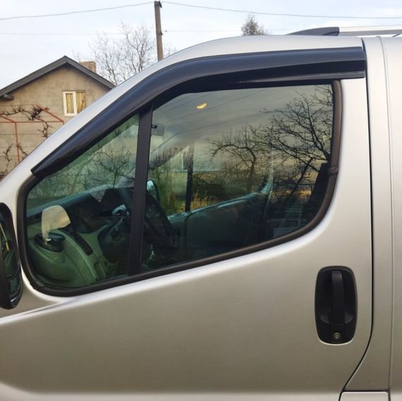 Вітровики (2 шт., EuroCap) для Opel Vivaro 2001-2015 рр | Зображення 5