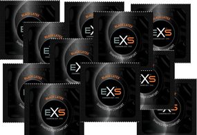 Набір чорних презервативів латексних Exs BLACK (ціна за 10 шт.)