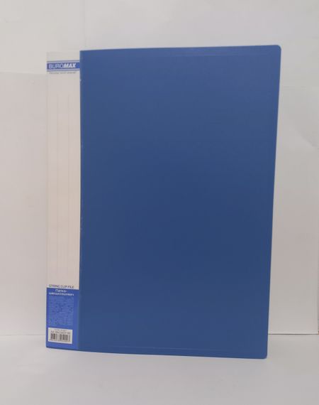 Папка пластикова зі швидкозшивачем, A4 BM.3407-99 BUROMAX (4823078952097) Синій