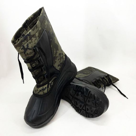 Чоловічі робочі черевики 41р, Бурки повстяні, Взуття для роботи на дачі, Чоботи чоловічі для риболовлі EA-84