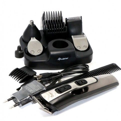 Набір для стрижки з зарядкою, Професійна машинка для стрижки волосся та бороди, Тример бездротовий YN-22 | Зображення 6