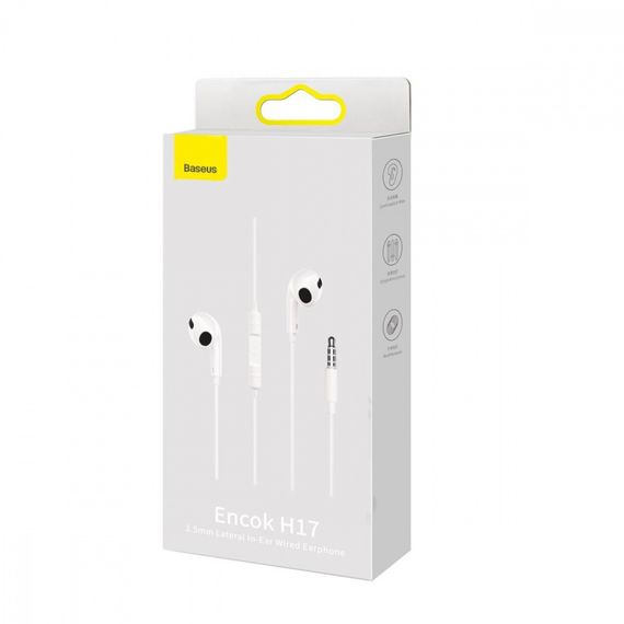 Наушники Baseus Encok Wired H17 (3,5mm), наушники с микрофоном | Зображення 1