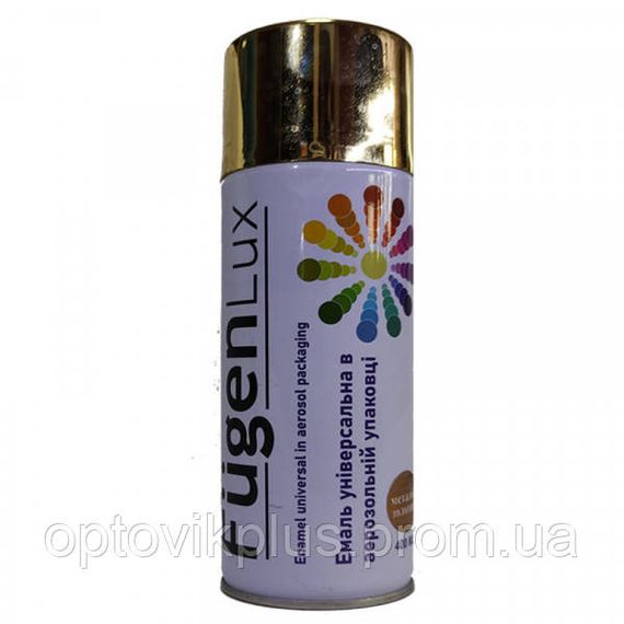 Фарба (емаль) аерозольна FügenLux золота, металік, 400мл