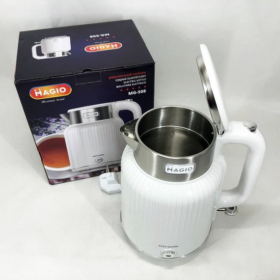 Електрочайник Magio MG-508, Хороший електричний чайник, Чайник електро, Стильний електричний чайник | Зображення 3