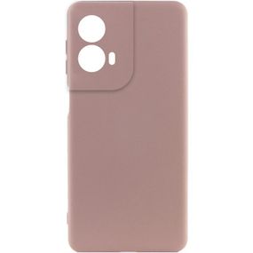 Чехол Silicone Cover Ummi Lakshmi Full Camera (AA) для Motorola Moto G85 Розовый / Pink Sand