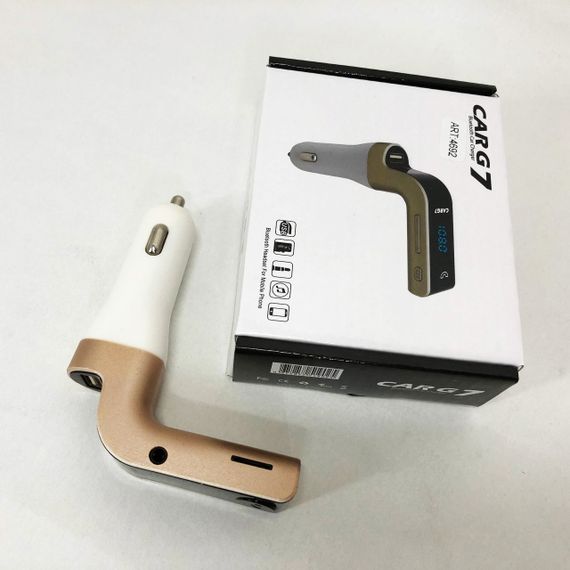 Fm модулятор к магнитоле через прикуриватель Car G7 FM, Автомобильный модулятор XI-192 в машину | Зображення 2