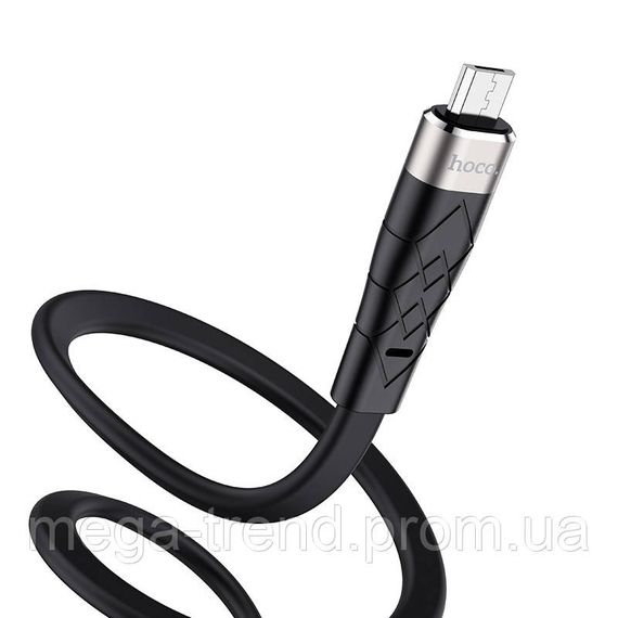 Кабель Hoco Micro USB Angel silicone charging data cable X53 |1m, 2.4A|