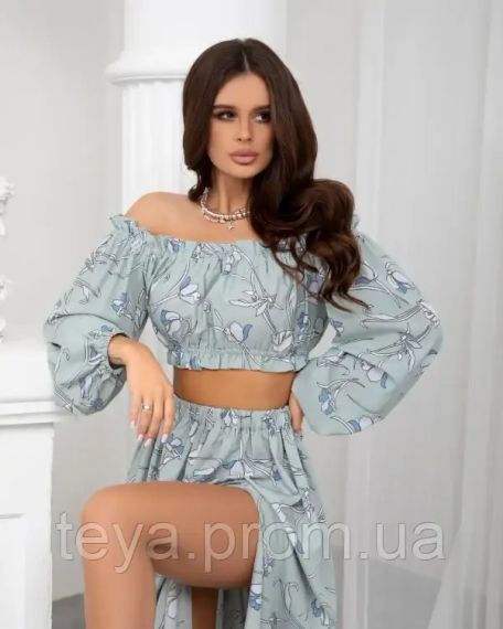 Костюм-колір м'ятний розмір M FI_003503 | Зображення 3