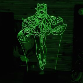 Акриловый светильник-ночник Кэ Цин зеленый tty-n000632