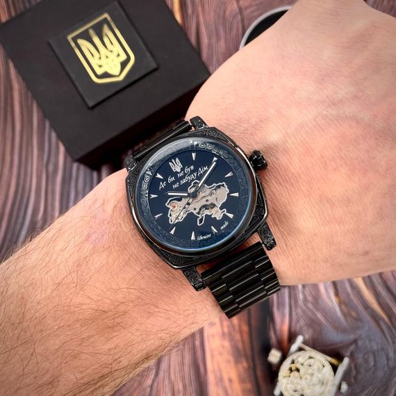 Чоловічий годинник Awarder 021-3D Де би не був All Black Steel | Зображення 1
