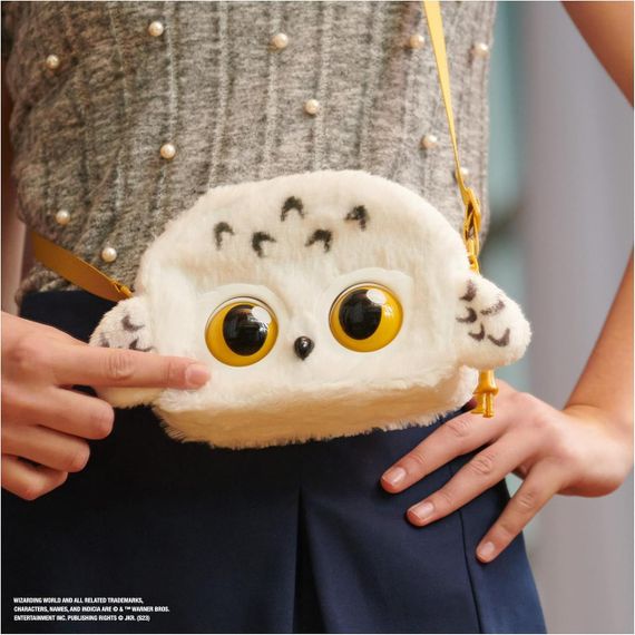 Интерактивная сумочка сова Букля Оригинал Wizarding World Harry Potter Hedwig Purse Pets | Зображення 7