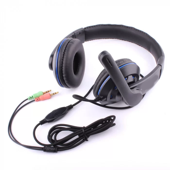 Игровые наушники с микрофоном и регулировкой высоты XPRO X5 черные (MER-15581) | Зображення 5