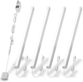 Світлодіодні лампи 4 шт (30 см) теплий жовтий, 1200 лм, 12 Вт