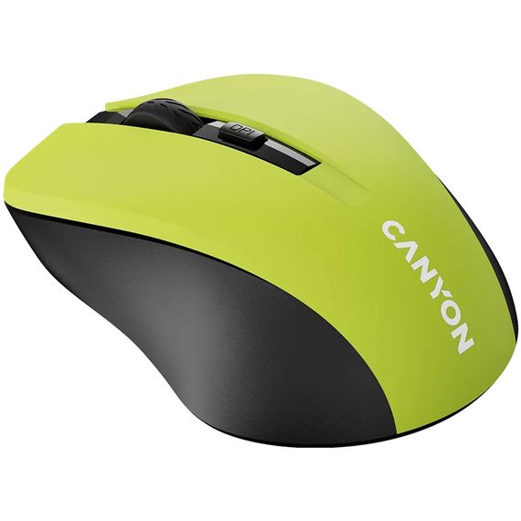 Мышь компьютерная безпроводная Canyon CNE-CMSW1Y желтая | Зображення 1