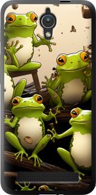 Чехол на Asus ZenFone C ZC451CG Жабки "5656u-181-17620"
