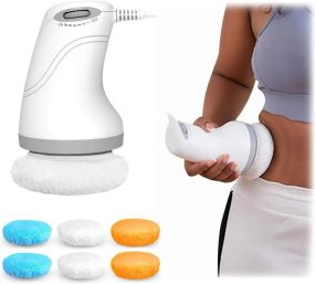 Антицелюлітний електричний масажер Body Massager PL-669PRO з 6 подушечками для живота, сідниць і ніг