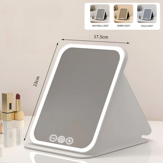 Зеркало для макияжа Lighted makeup mirror с LED подсветкой | Зображення 4